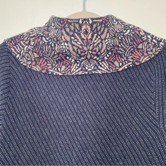 Anthropologie Moth Imperial Garden Cowl Neck Tunic/Dress Sweater L - Picture 5 of 15